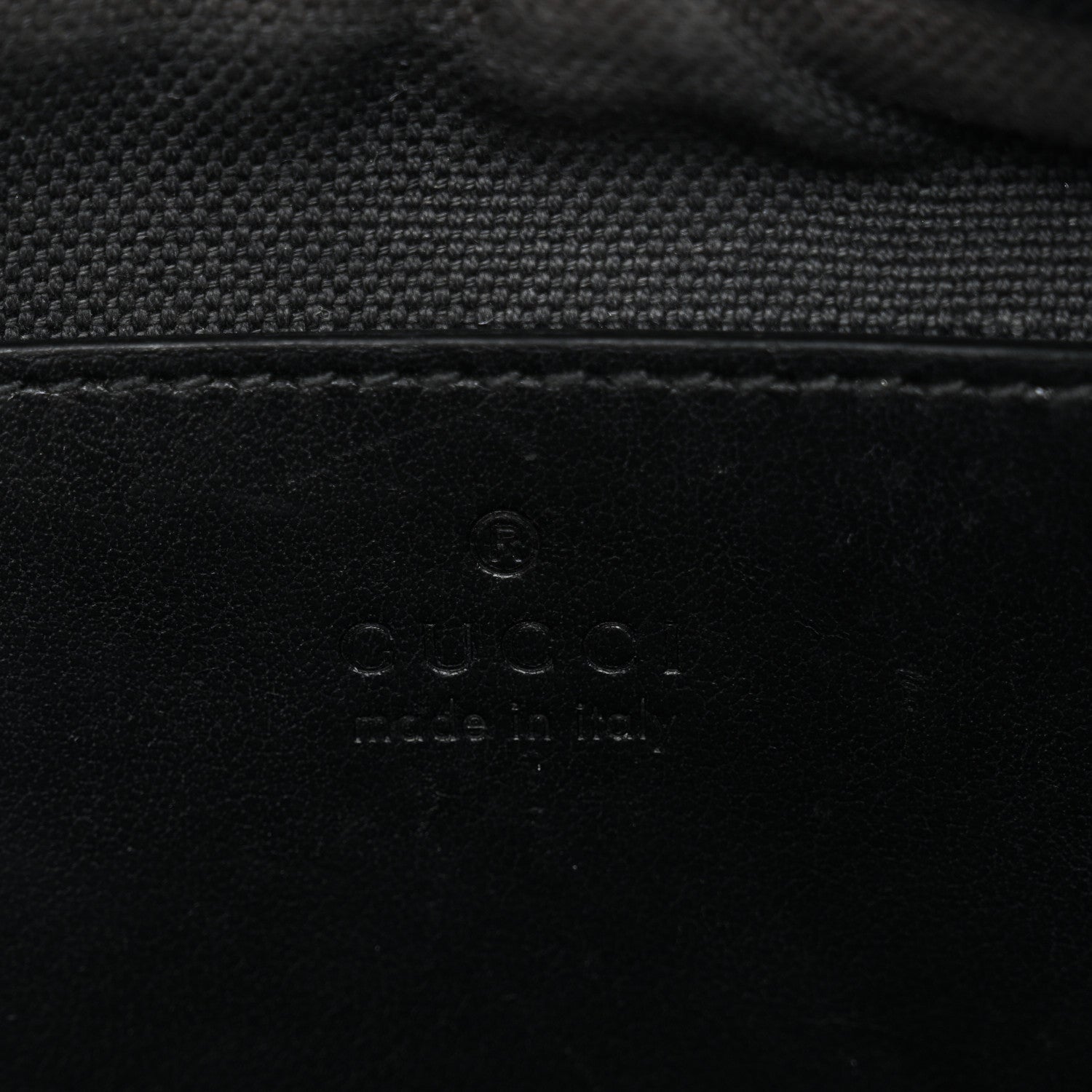 Gucci Calfskin Matelasse Monochrome Small GG Marmont Chain Shoulder Bag Black 6 of 12