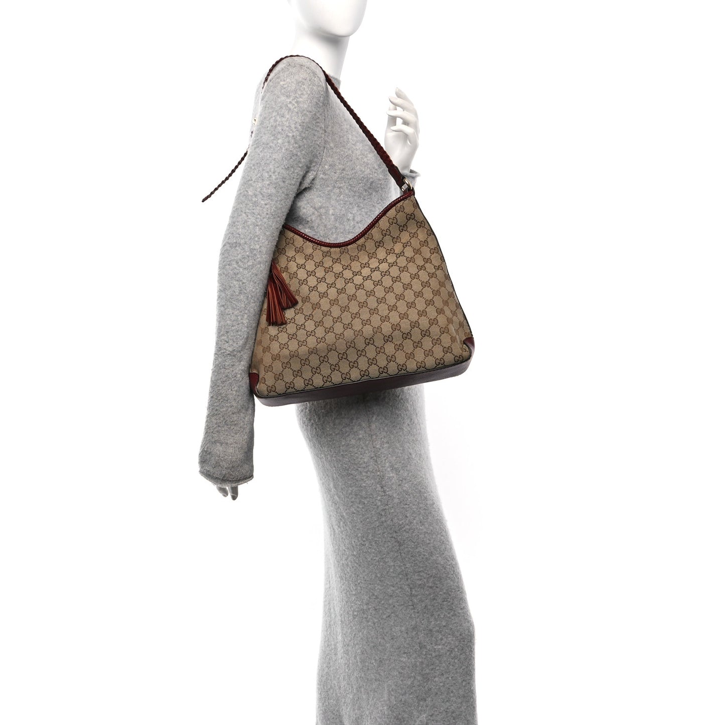 Monogram Medium Marrakech Hobo Red