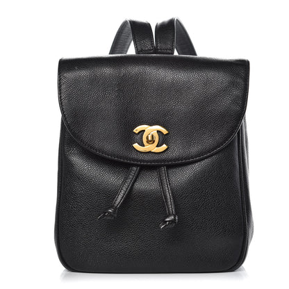 Chanel Caviar CC Backpack Black 1 of 13