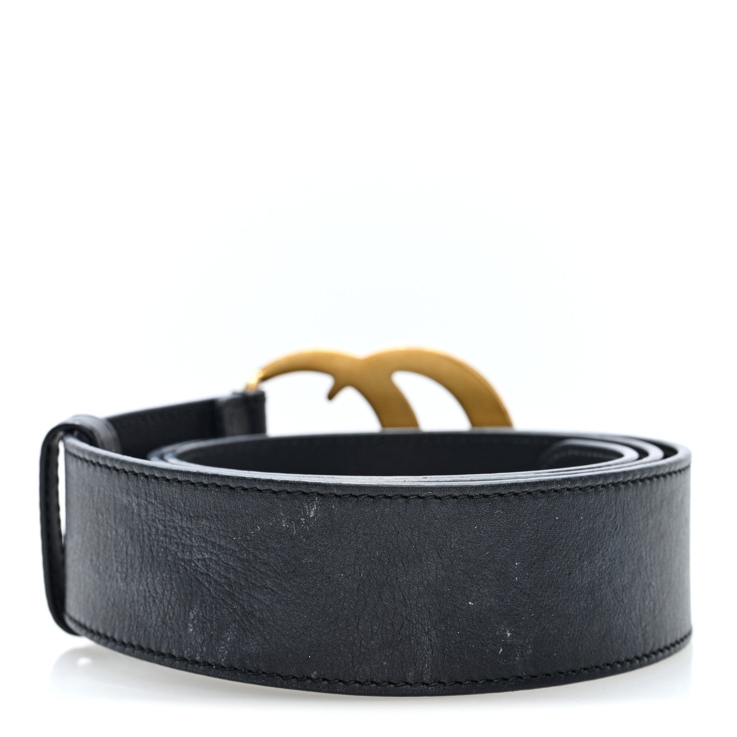 Gucci Calfskin Double G 40mm Belt 85 34 Black 2 of 4