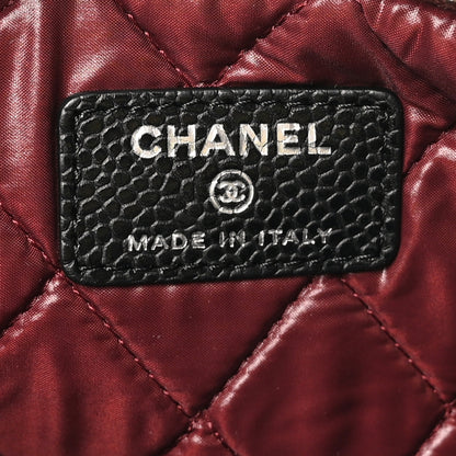 Chanel Caviar Quilted CC Beauty Clutch Black 7 of 9
