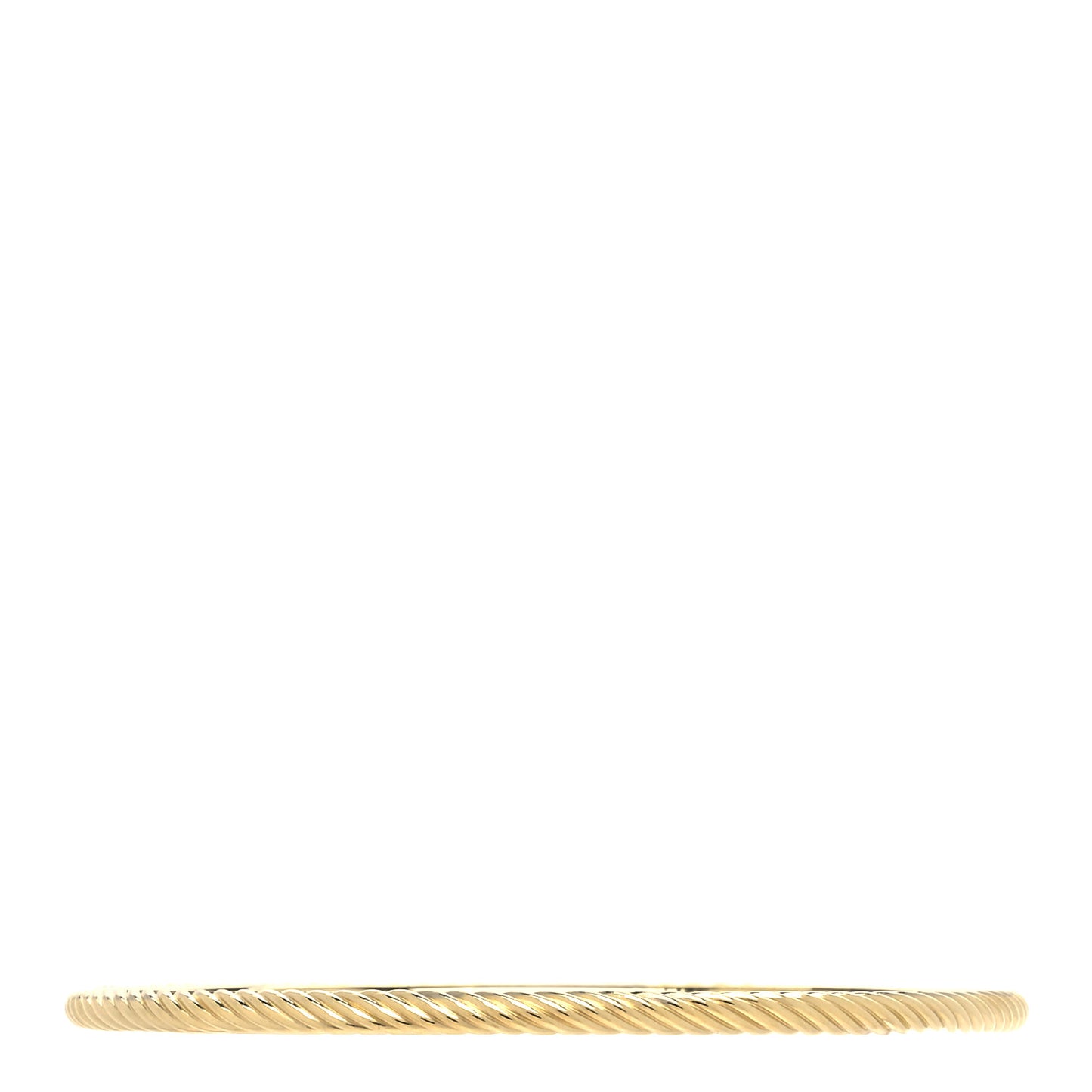18K Yellow Gold Cable Classics Bangle Bracelet