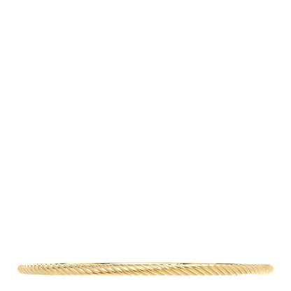 David Yurman 18K Yellow Gold Cable Classics Bangle Bracelet 1 of 5