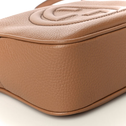 Gucci Pebbled Calfskin Small Soho Disco Bag Camelia 10 of 11