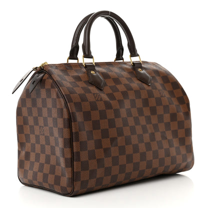 Louis Vuitton Damier Ebene Speedy 30 3 of 10