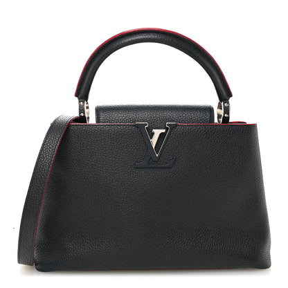 Louis Vuitton Taurillon Capucines PM Cobalt Fuchsia 1 of 9