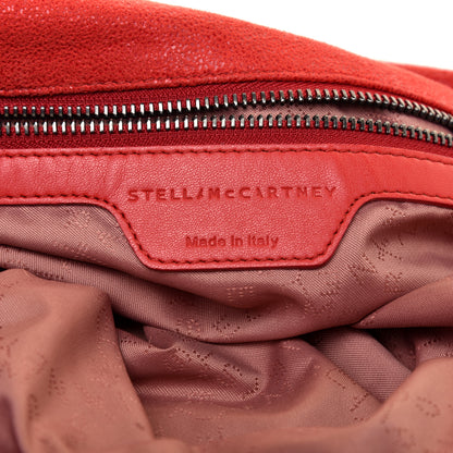 Stella McCartney Shaggy Deer Falabella Fold Over Tote Cherry 8 of 9