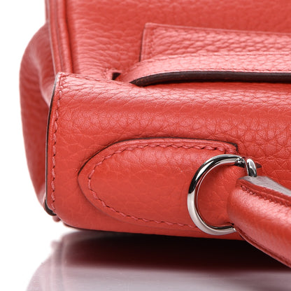 Hermes Taurillon Clemence Kelly Retourne 28 Rouge Pivoine 30 of 33