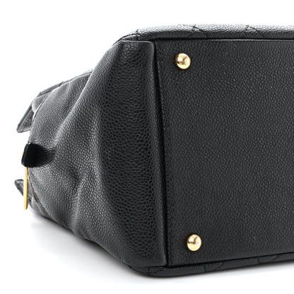 Chanel Caviar Quilted Petit Timeless Tote PTT Black 9 of 10