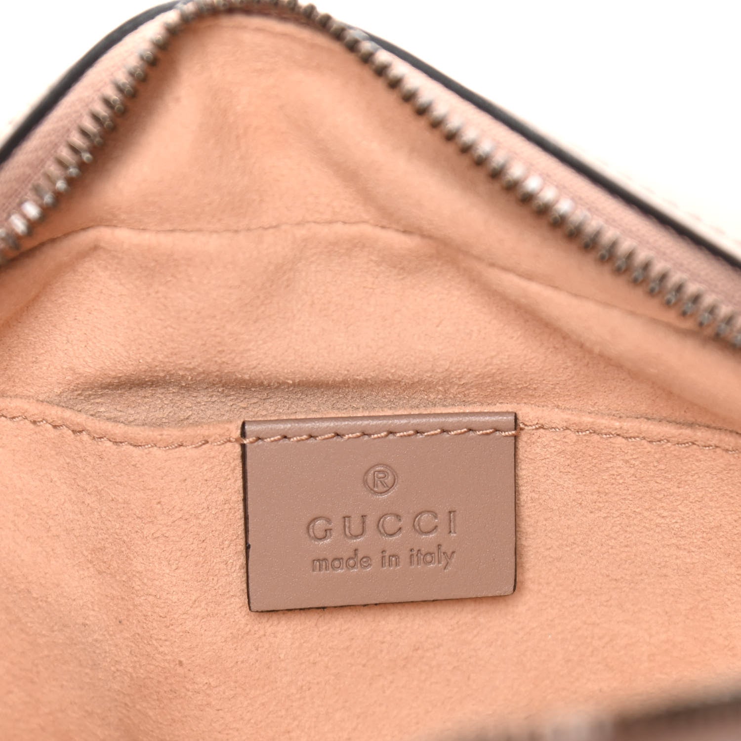 Gucci Calfskin Matelasse Small GG Marmont Chain Shoulder Bag Porcelain Rose 6 of 10