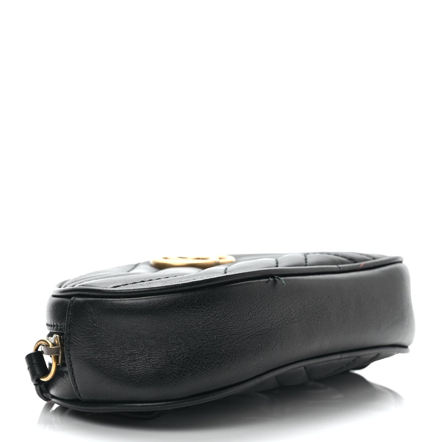 Calfskin Matelasse GG Marmont Belt Bag 85 34 Black