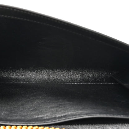 Saint Laurent Grain De Poudre Uptown Chain Wallet Black 5 of 11