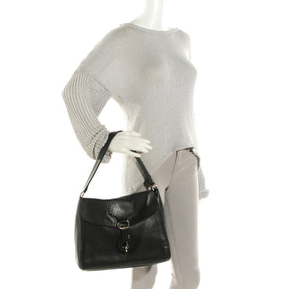 Prada Vitello Daino Shoulder Bag Nero Black 2 of 7