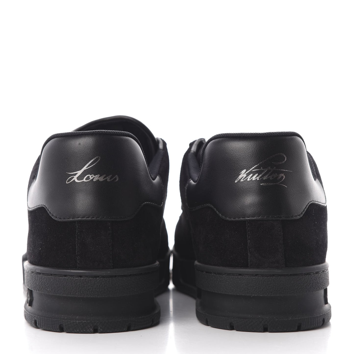 Suede Uniform Sneakers 9.5 Black