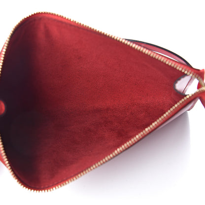 Louis Vuitton Epi Pochette Accessories 21 Castillan Red 5 of 10