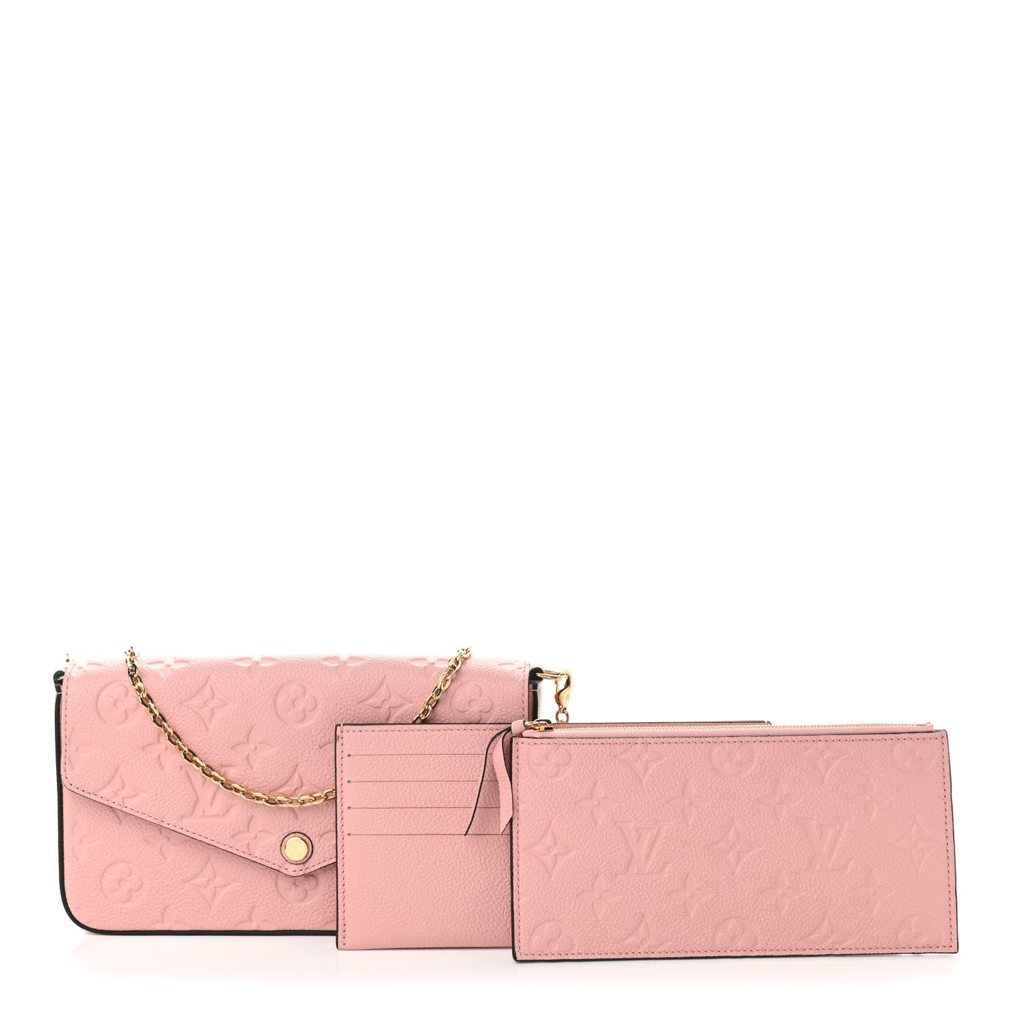 Empreinte Pochette Felicie Chain Wallet Rose Poudre