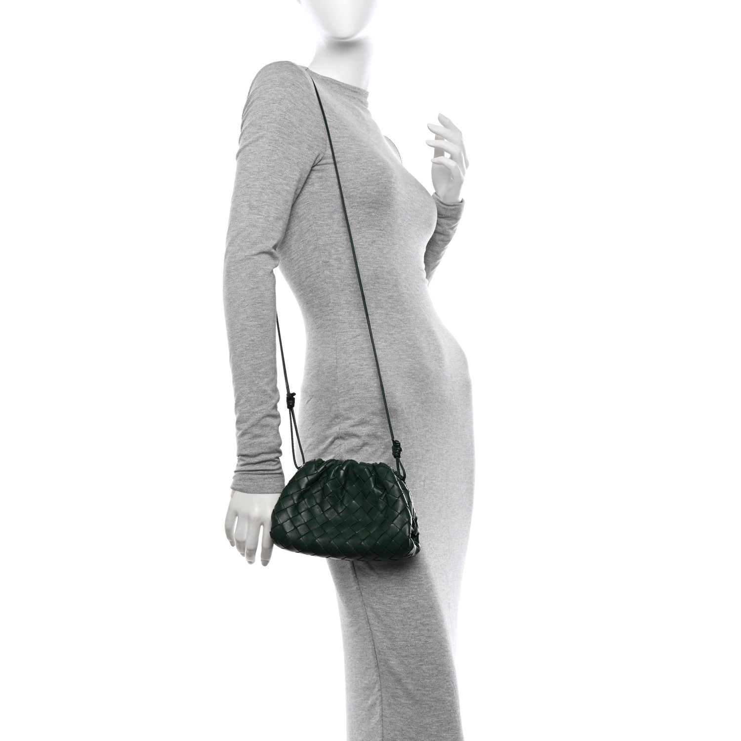 Bottega Veneta Nappa Intrecciato The Mini Pouch Raintree 2 of 10