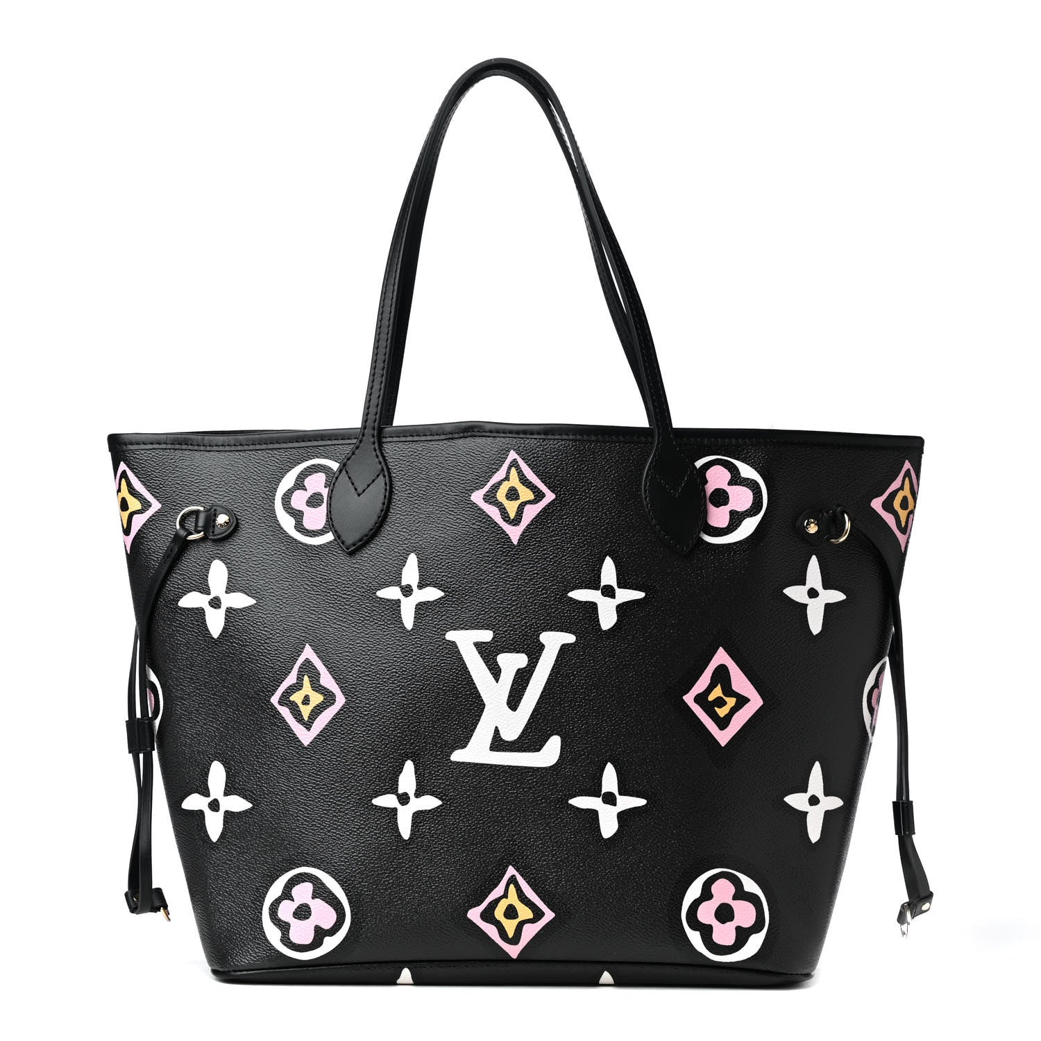 Louis Vuitton Monogram Giant Wild At Heart Neverfull MM Black 1 of 4