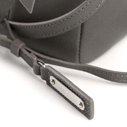 Saint Laurent Lambskin Monogram Small Lou Camera Bag Asphalt 11 of 13