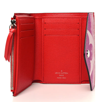 Louis Vuitton Monogram Escale Victorine Wallet Red 5 of 9