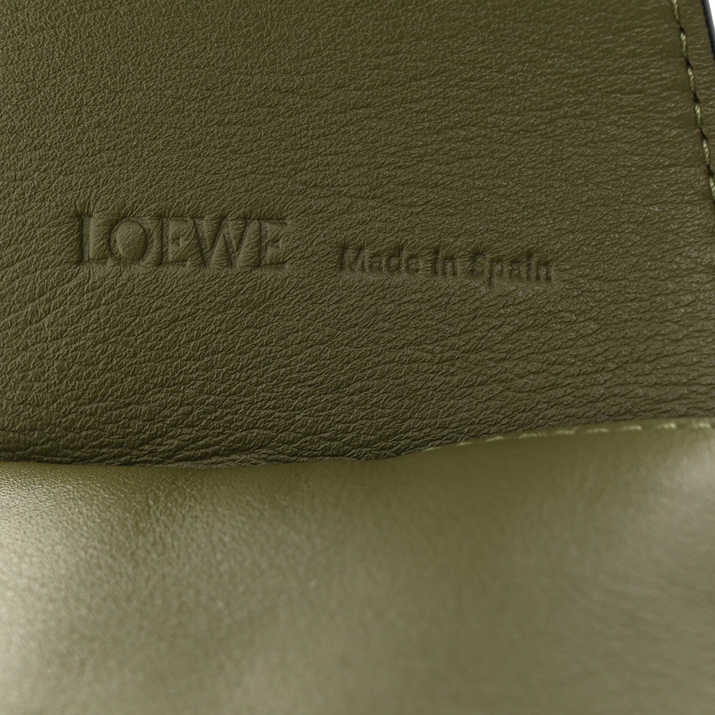 Calfskin Puzzle Hobo Avocado