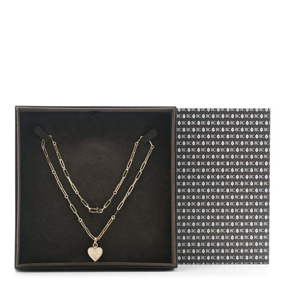 Roberto Coin 18K Yellow Gold Diamond Venetian Princess Heart Medallion Charm Necklace 7 of 7
