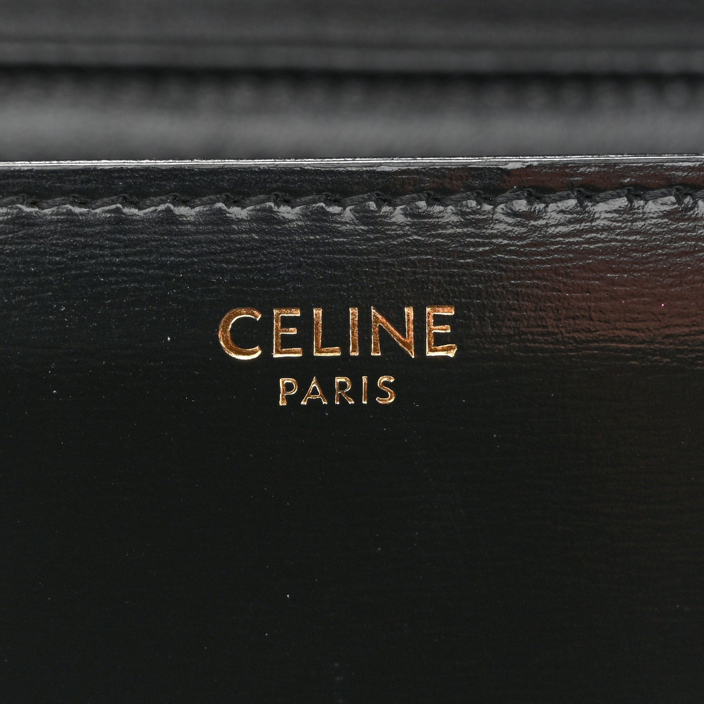 Shiny Calfskin Teen Triomphe Black