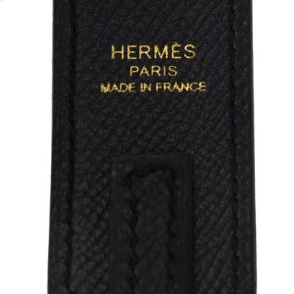 Hermes Epsom 30mm Tressage Au Galop Shoulder Strap Bleu Indigo Anemone 3 of 7