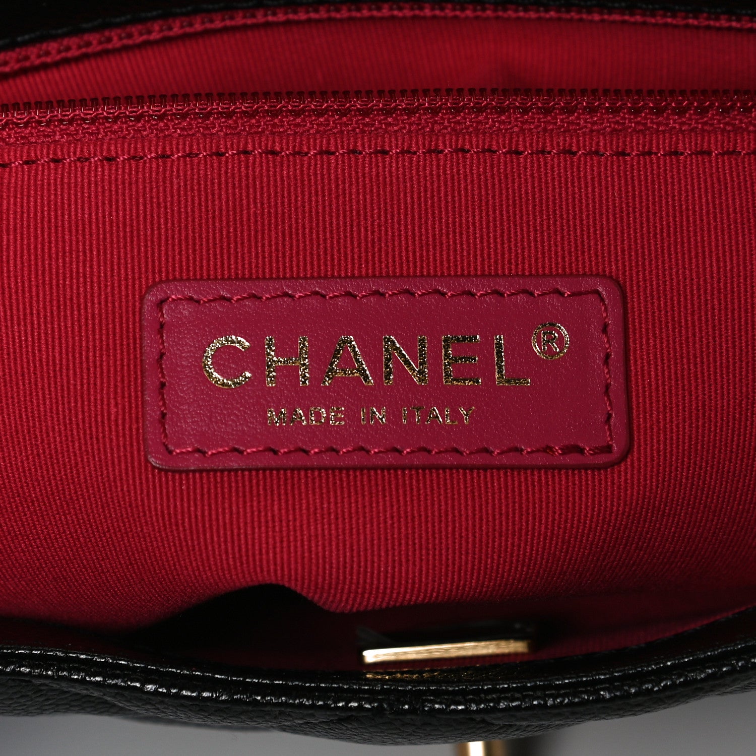 Chanel Shiny Caviar Quilted Large Chain Melody Flap Black 6 of 11