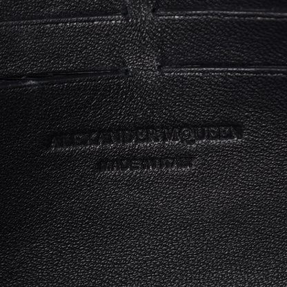 Alexander McQueen Calfskin Skull Wallet on Chain Black 6 of 8