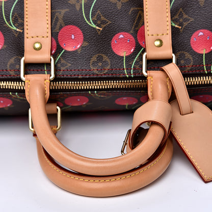 Louis Vuitton Monogram Cerises Keepall 45 9 of 10
