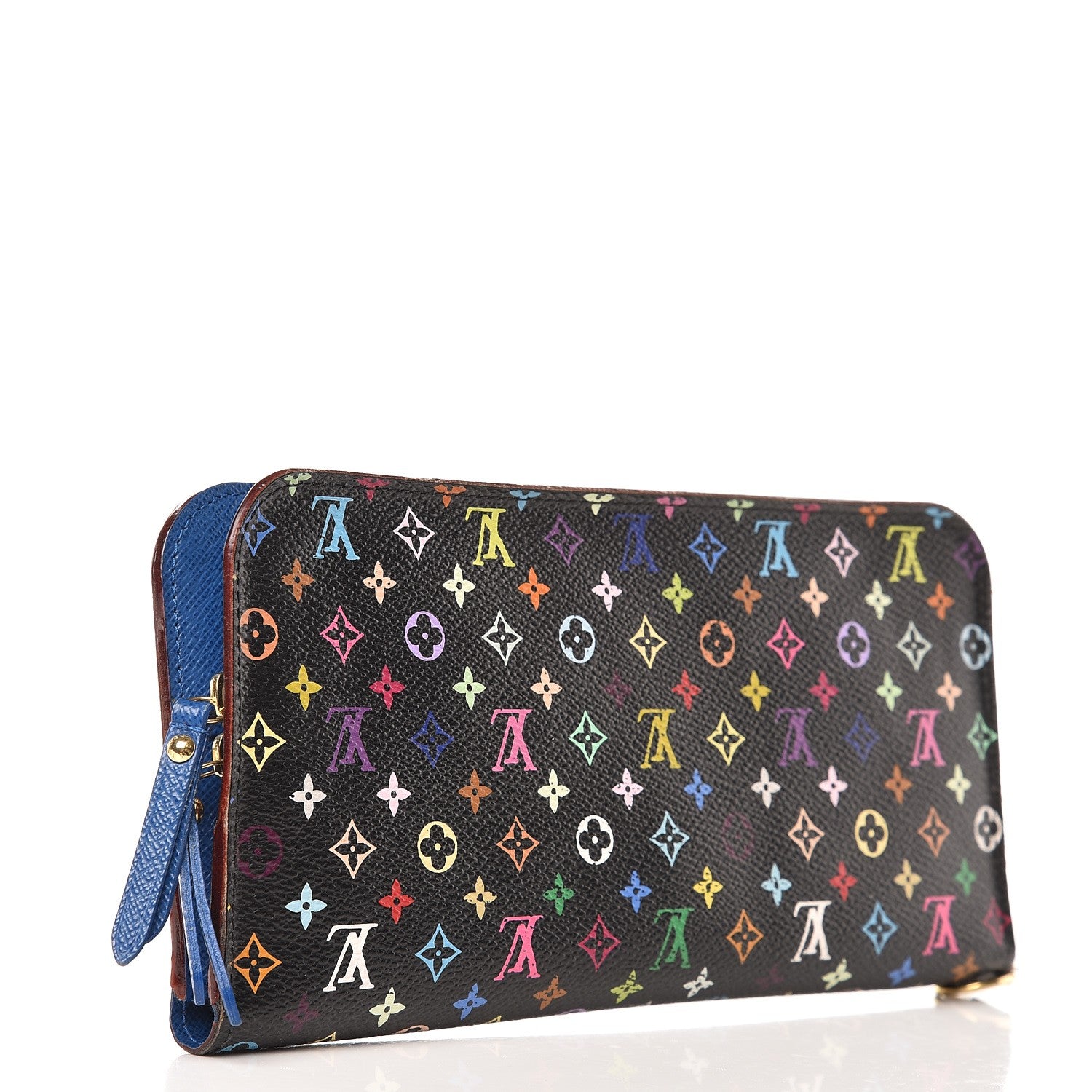 Louis Vuitton Monogram Multicolor Insolite Wallet Black Bleuet 3 of 9
