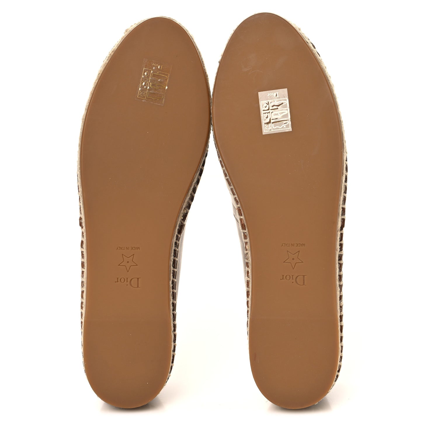 Lambskin Granville Espadrille 40 Golden Saddle