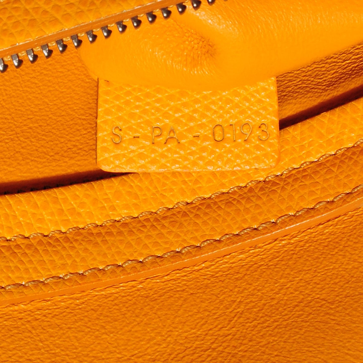 Grained Calfskin Medium Phantom Luggage Yellow