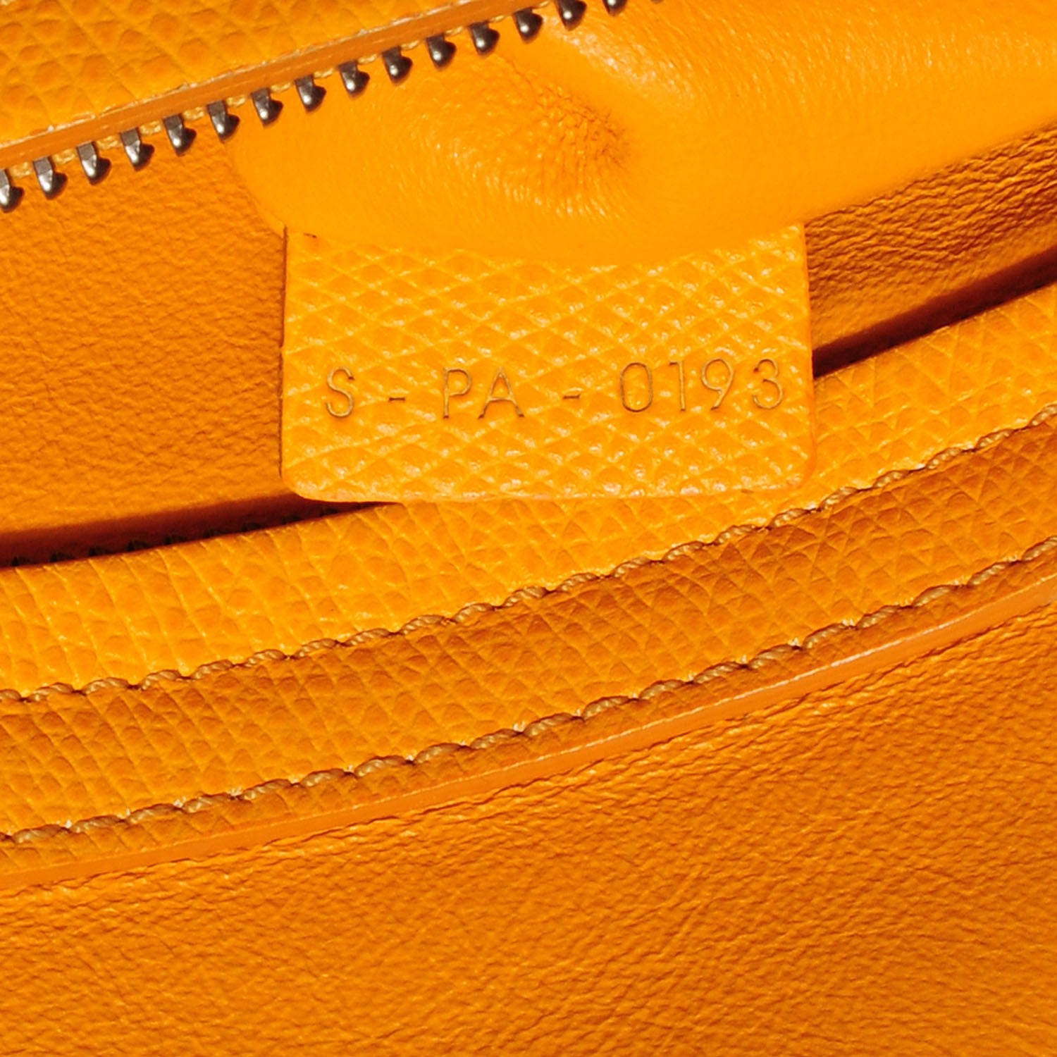 Celine Grained Calfskin Medium Phantom Luggage Yellow 6 of 8