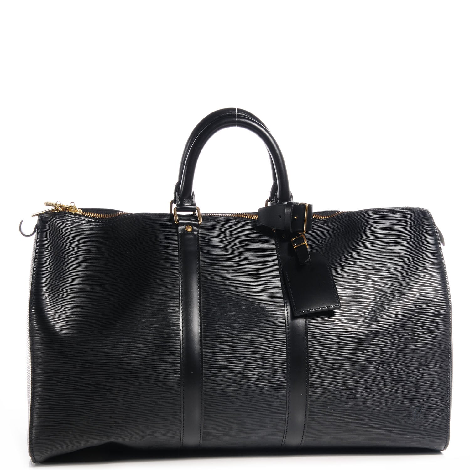 Louis Vuitton Epi Keepall 45 Black 1 of 8