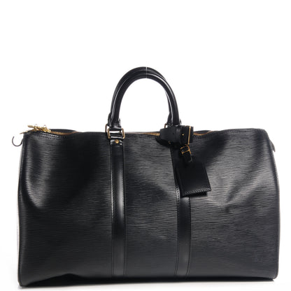 Louis Vuitton Epi Keepall 45 Black 1 of 8