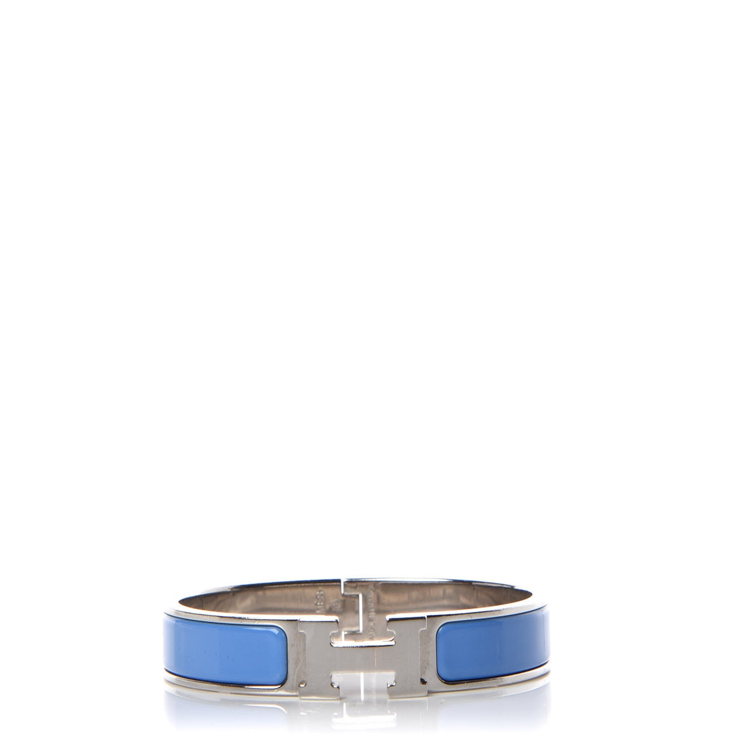 Enamel Narrow Clic Clac H Bracelet PM Bleu Lavande