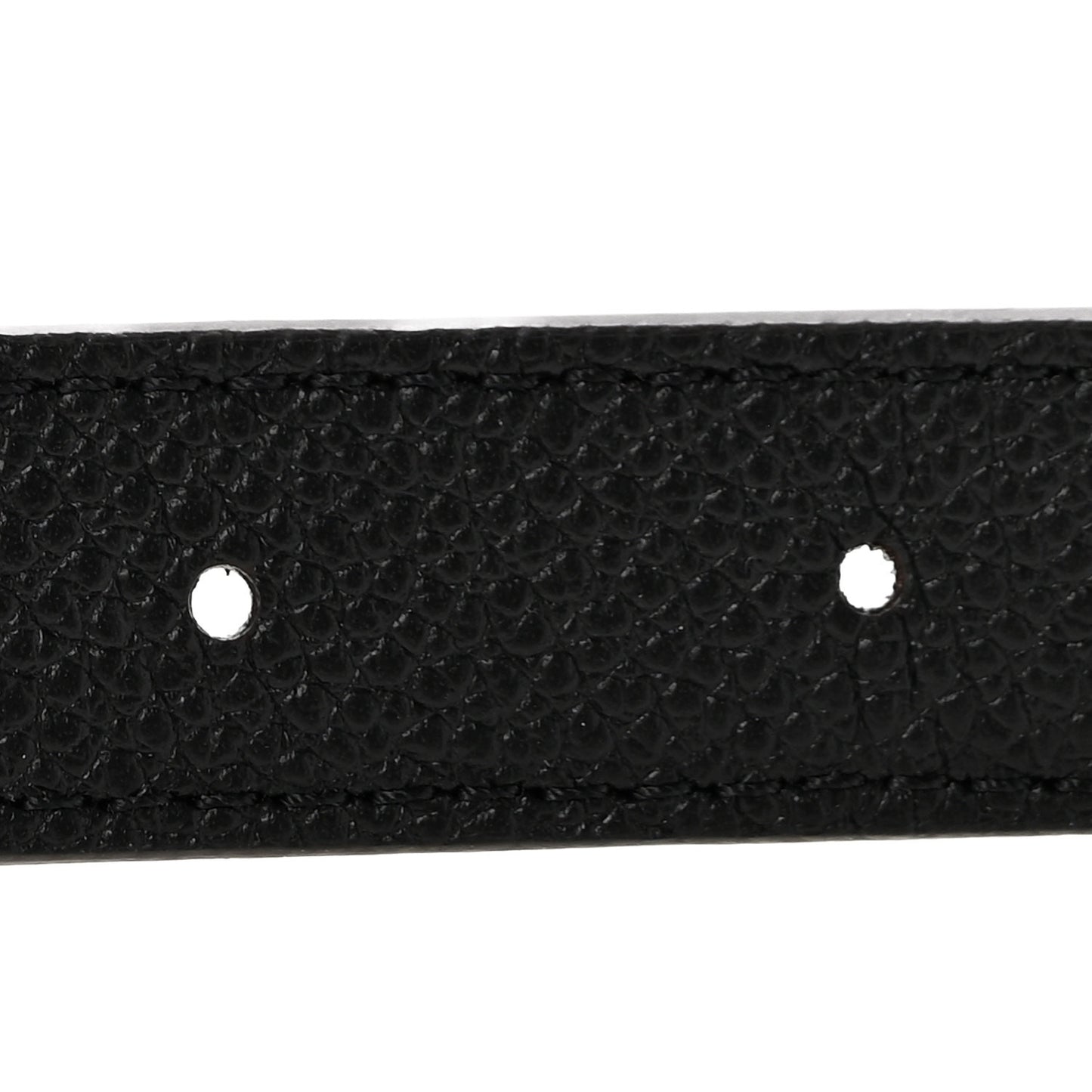 Monogram Calfskin 20mm LV Circle Reversible Belt 85 34 Black