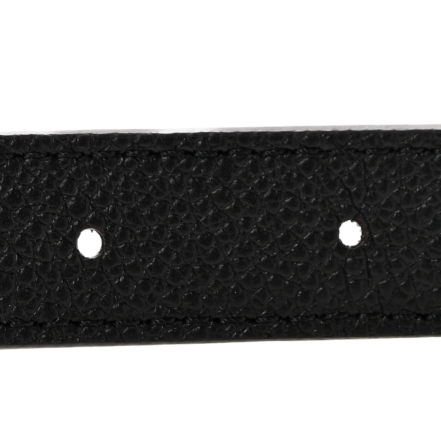 Louis Vuitton Monogram Calfskin 20mm LV Circle Reversible Belt 85 34 Black 5 of 8