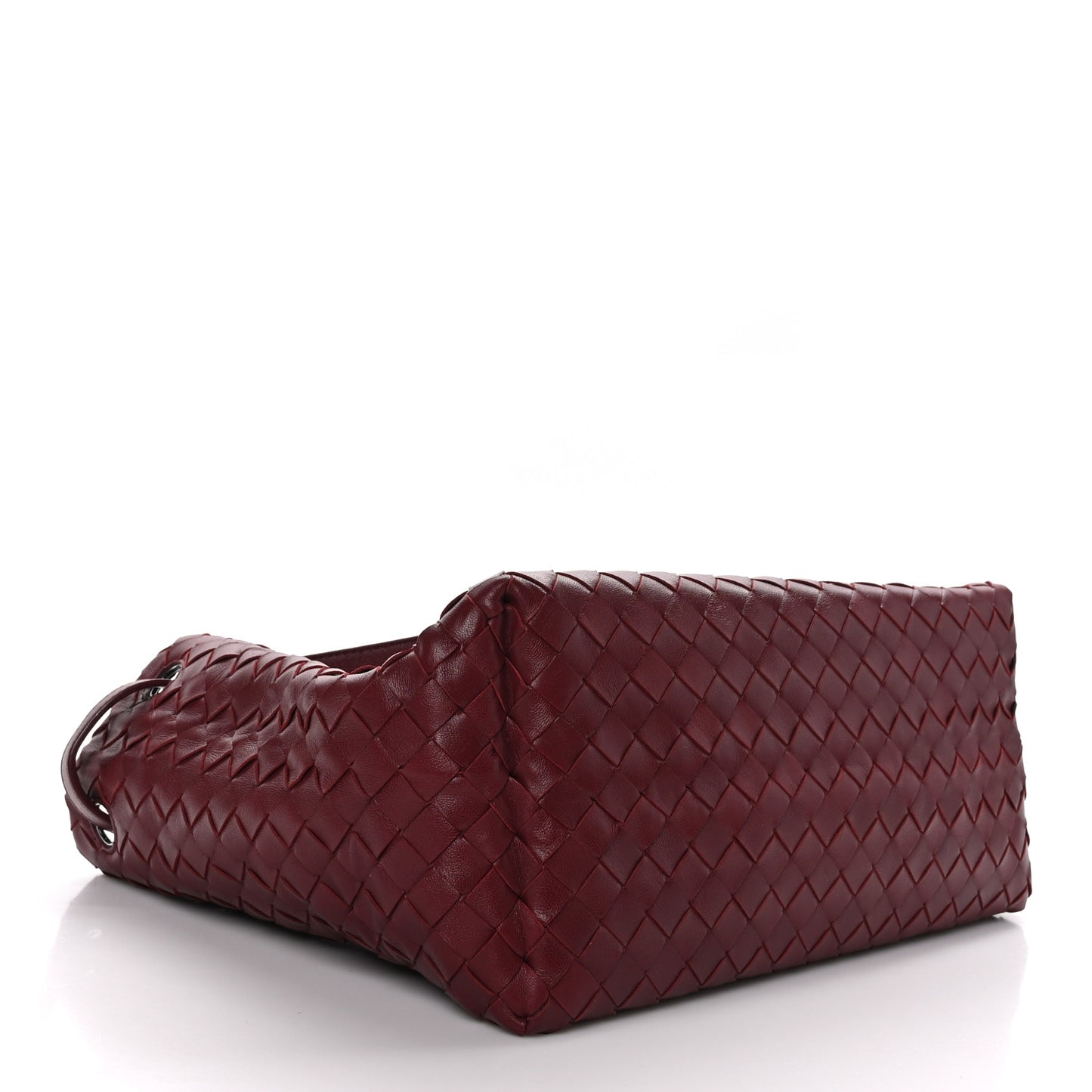 Nappa Intrecciato Garda Tote Bordeaux