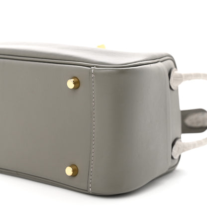 Hermes Swift Matte Alligator Mini Touch Lindy 20 Gris Meyer 10 of 12
