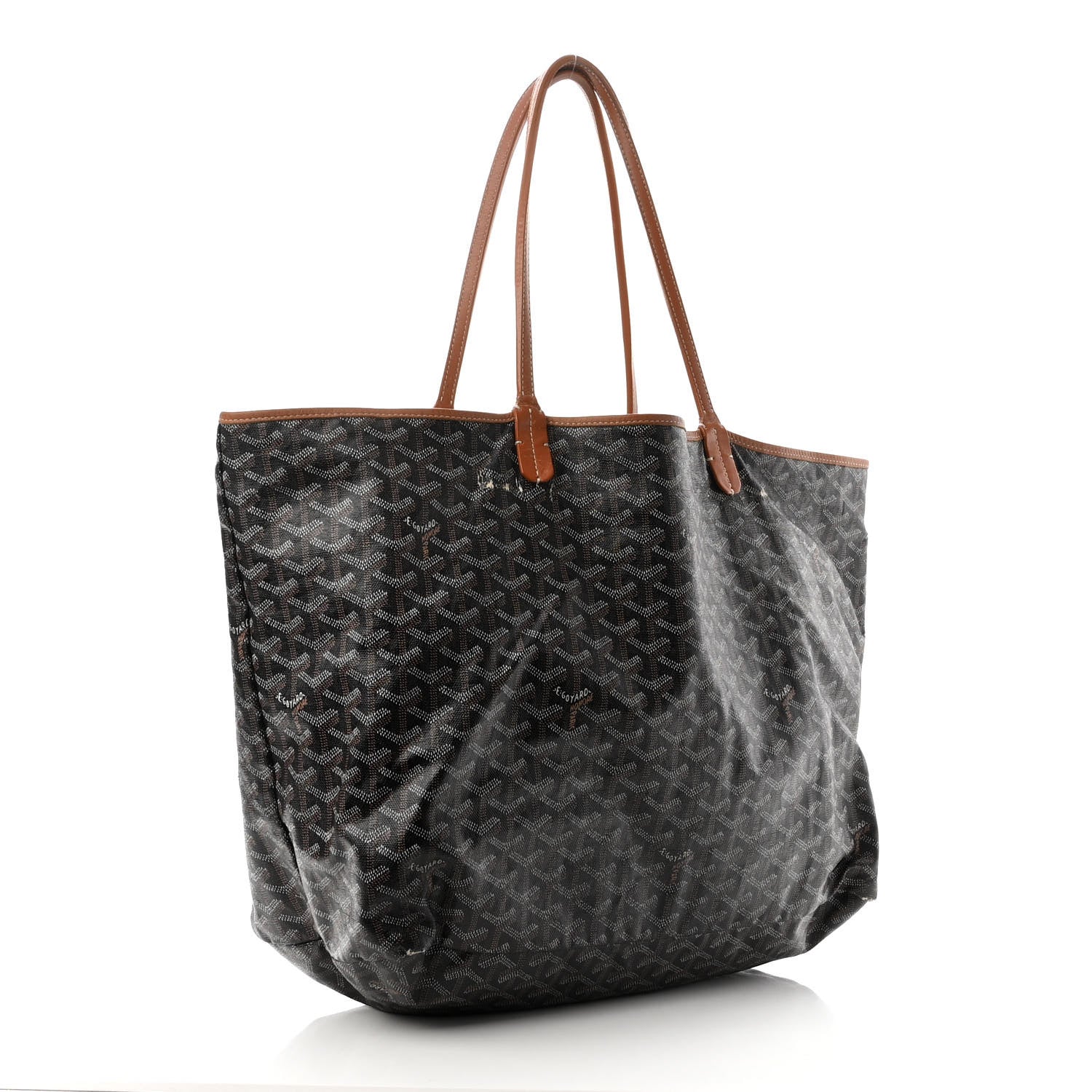 Goyard Goyardine Saint Louis GM Black Gold 4 of 14