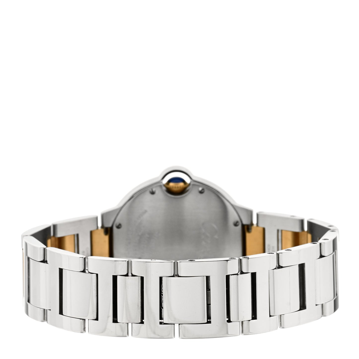 Stainless Steel 18K Yellow Gold 36mm Ballon Bleu De Cartier Automatic Watch
