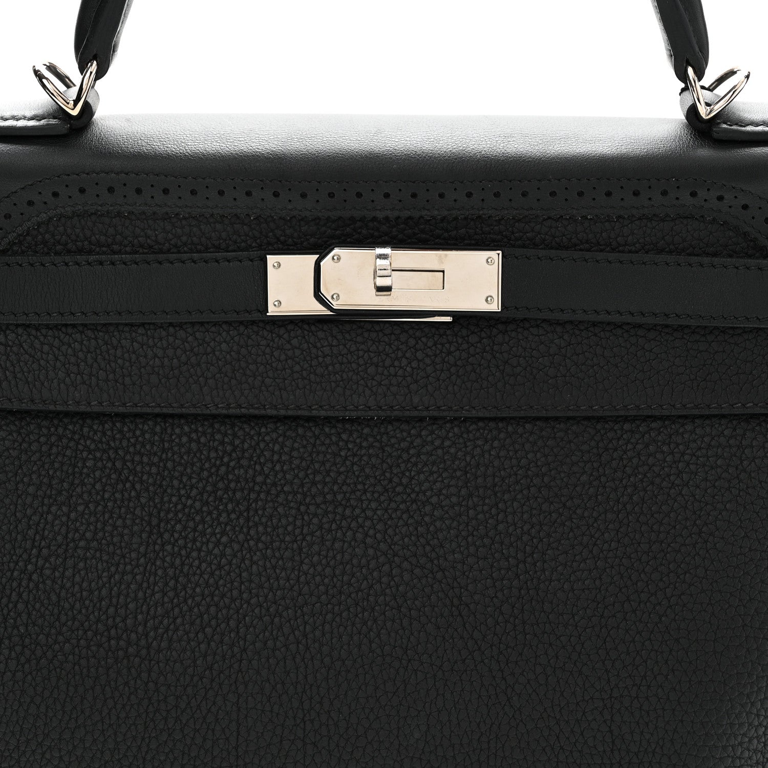 Hermes Togo Swift Ghillies Kelly 32 Black 8 of 10