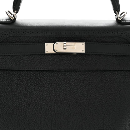 Hermes Togo Swift Ghillies Kelly 32 Black 8 of 10