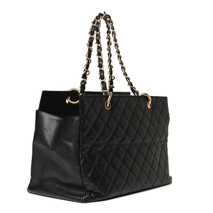 Chanel Caviar Quilted Grand Timeless Tote GTT Black 3 of 18
