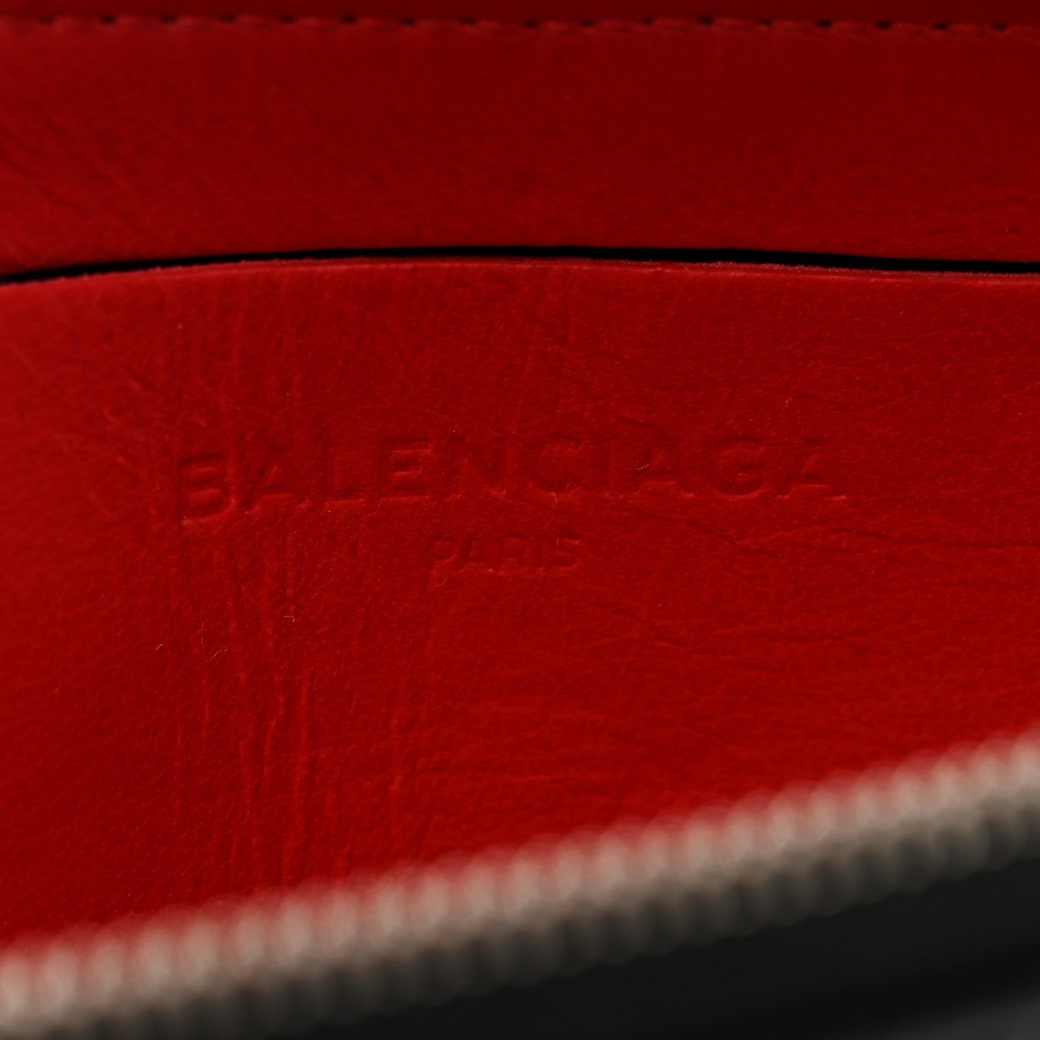Balenciaga Shiny Day Calfskin M Triangle Pouch Black 6 of 6
