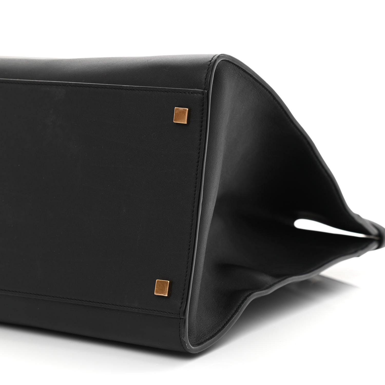Saint Laurent Calfskin Large Manhattan Shopper Tote Black 9 of 9