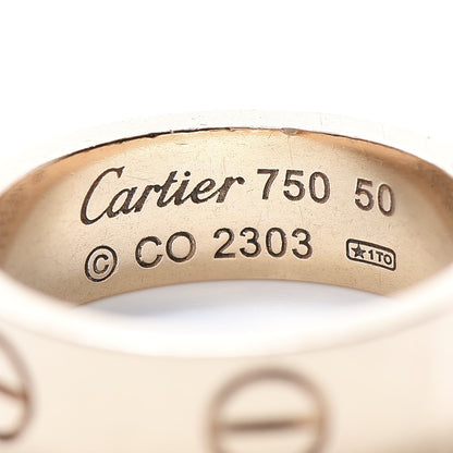 Cartier 18K Pink Gold 5.5mm LOVE Ring 50 5.25 4 of 6